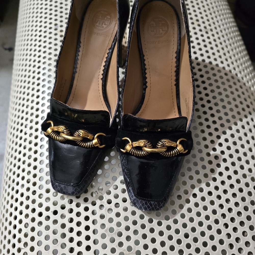 Tory Burch Jessa Block Heel Pumps
